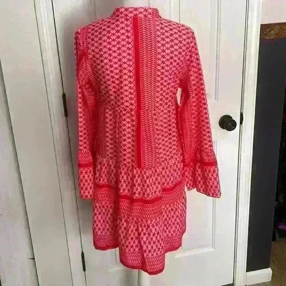 Coral Boho Dress Size Small   - Picture 6 of 6